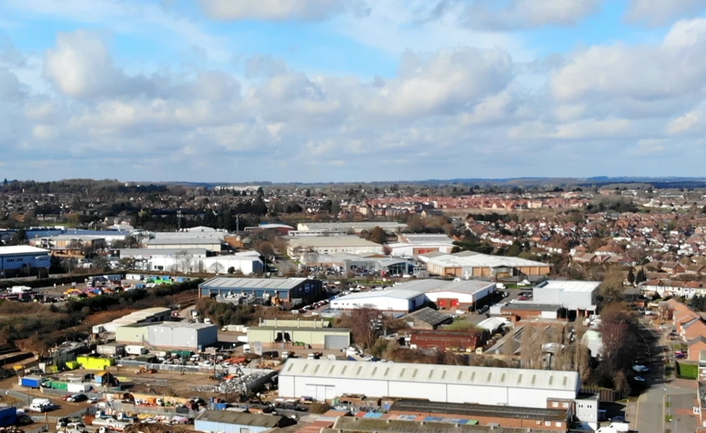 Northampton Aerial Shot